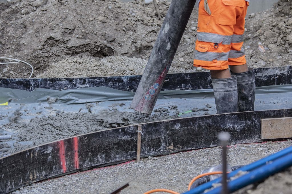 Auffüllung Beton