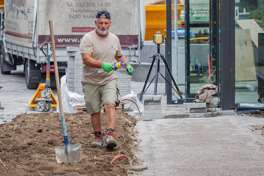 Baustellen verlegung