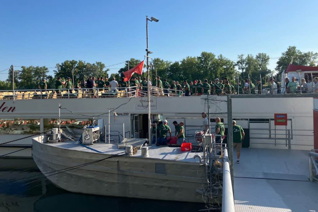 Jubiläum Ausflug Rhein Schiff