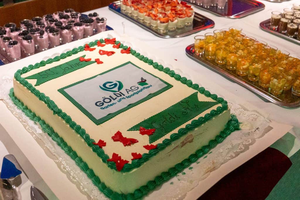 50 Jahre Göldi AG Kuchen