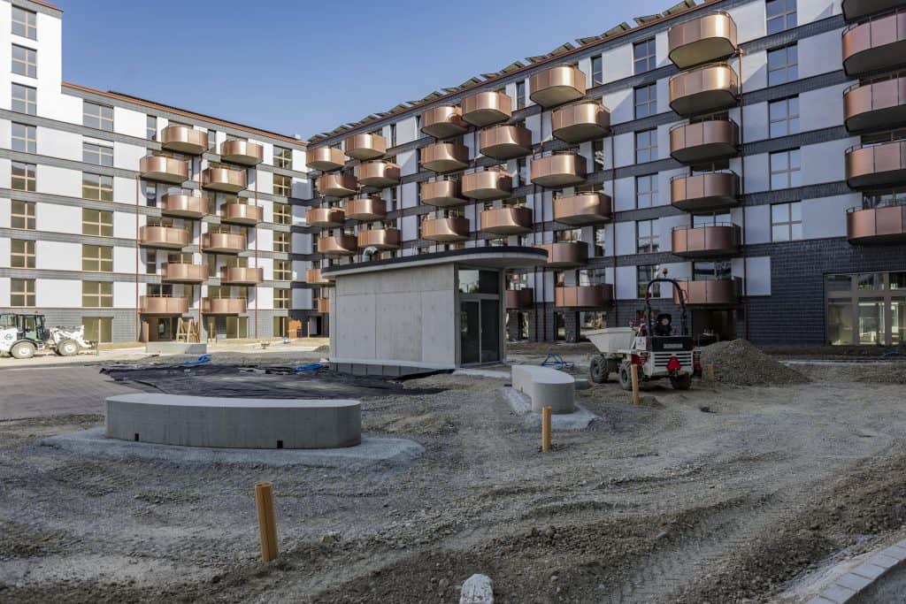 Neubau Innenhof Dübendorf Younic