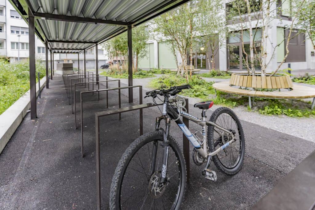 Neuhausen Ost Fahrrad unterstand